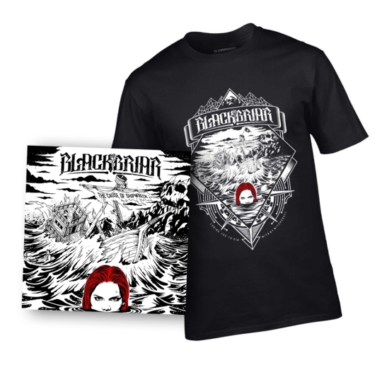 Blackbriar - The Cause of Shipwreck BUNDLE! Album + T-Shirt