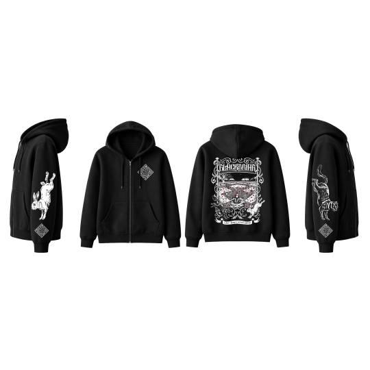 Blackbriar - Our Long Cursed Sleep EP zip hoodie. 